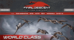Desktop Screenshot of finaldescentguiding.com